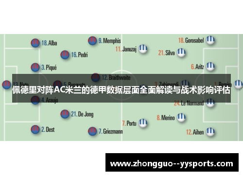 佩德里对阵AC米兰的德甲数据层面全面解读与战术影响评估